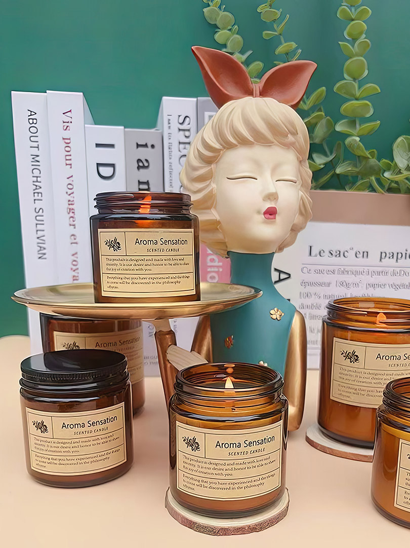 Evde kullanıma yönelik romantik ve uzun ömürlü aromaterapi mumları