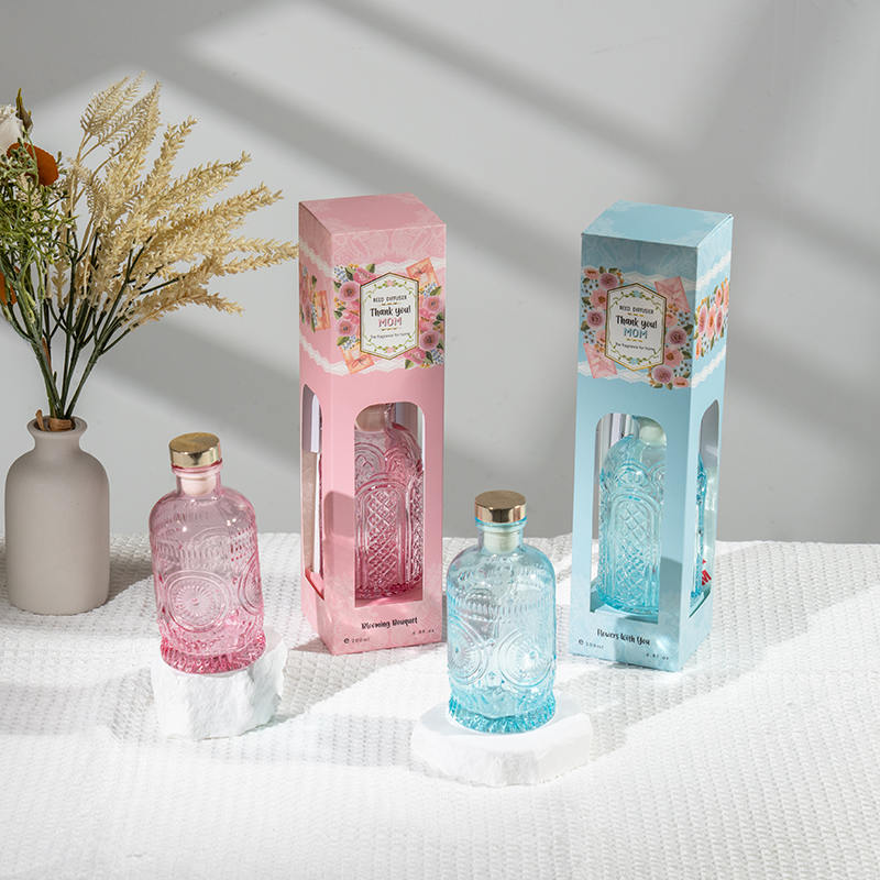 Anneler günü şık cam şişe kamış difüzör - ev kokusu üreticisi