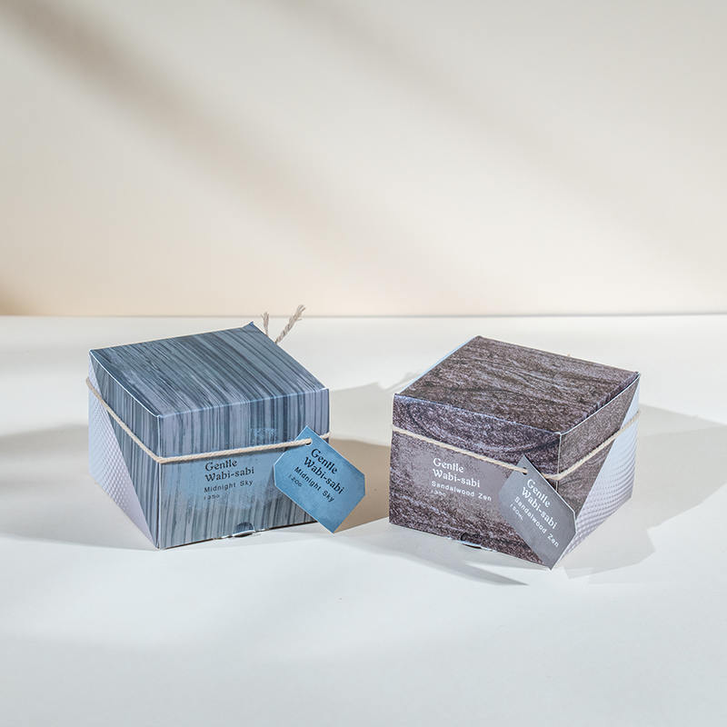 Dikey çizgili yuvarlak cam mumluk kokulu mumlar-eko soya balmumu mum satıcısı